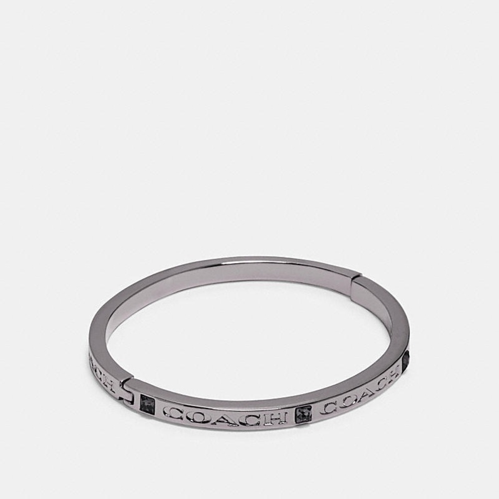 Coach Stone Hinged Bangle